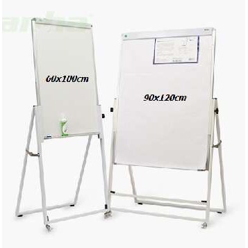 Bảng Flipchart Hội Thảo Chân Gấp  90*120cm (Tặng bút viết bảng,bông lau từ tính,nam châm, giấy A1 hoặc A0)