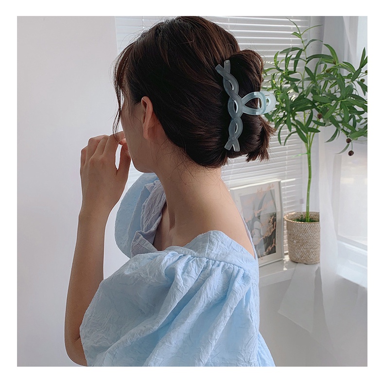 Kẹp tóc hàm cá mập cỡ lớn sành điệu cho nữ