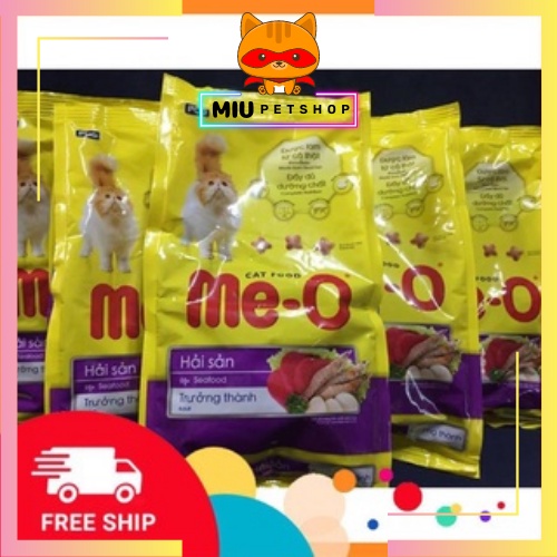 Combo 5 túi thức ăn cho mèo trưởng thành Me-O (350g/túi)