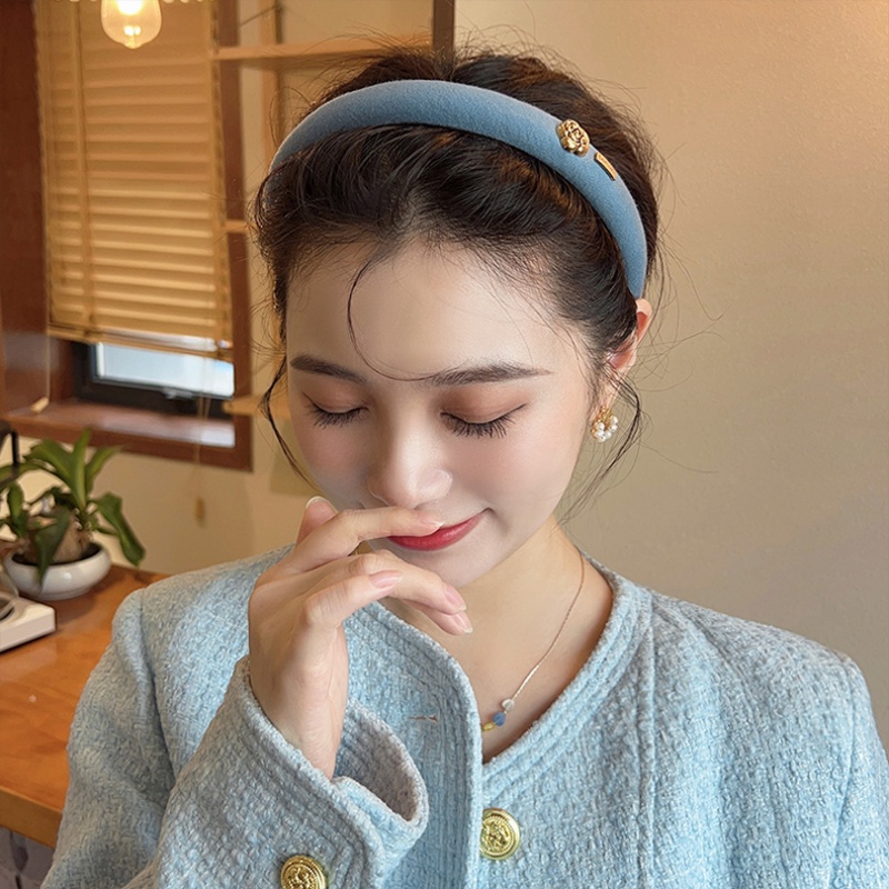 Băng Đô Cài Tóc Họa Tiết Hoa Thời Trang Hàn Quốc