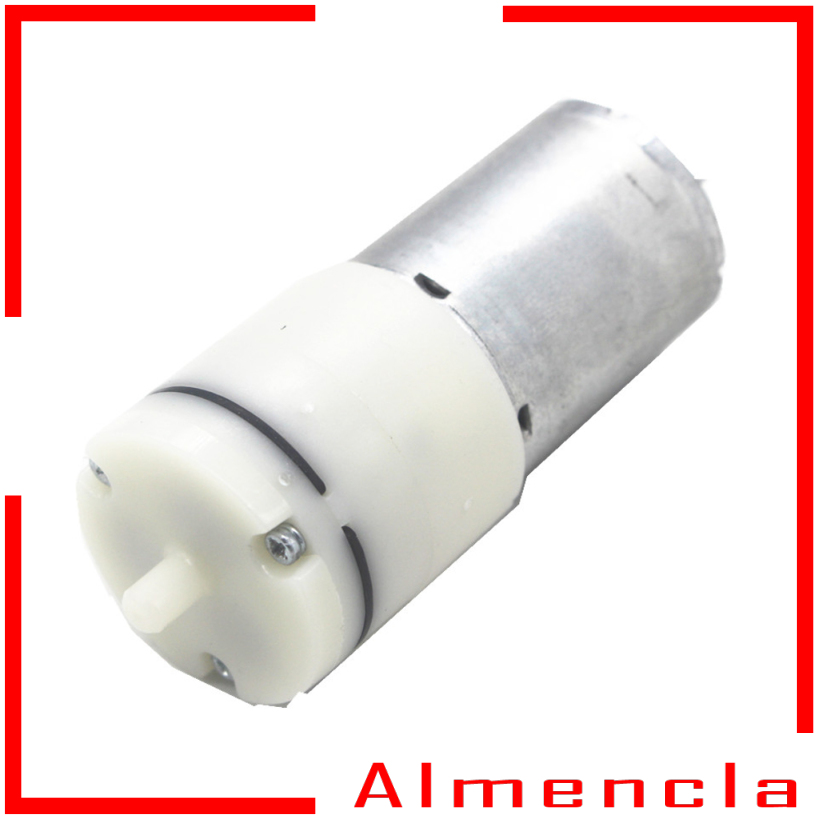 [ALMENCLA]DC 3-6V Aquarium   Tank Mini Low Noise Air Oxygen Pump 370 Motor 420mA