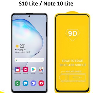 Cường Lực Full Màn Đen Dành cho Samsung Galaxy S10 Lite / Note 10 Lite