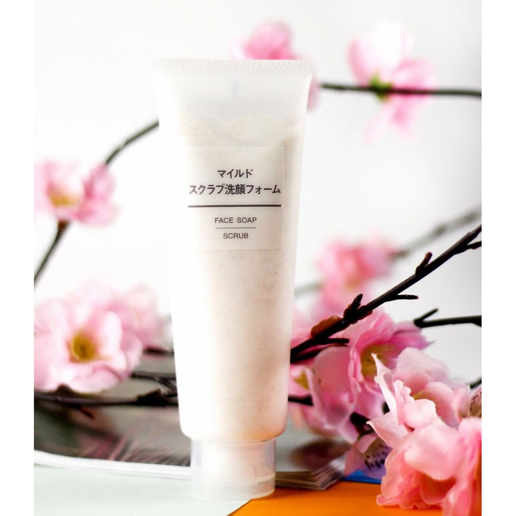 Tẩy Tế Bào Chết Muji Face Soap Scrub 120g