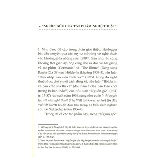 Sách - Triết Học Nghệ Thuật Của Heidegger