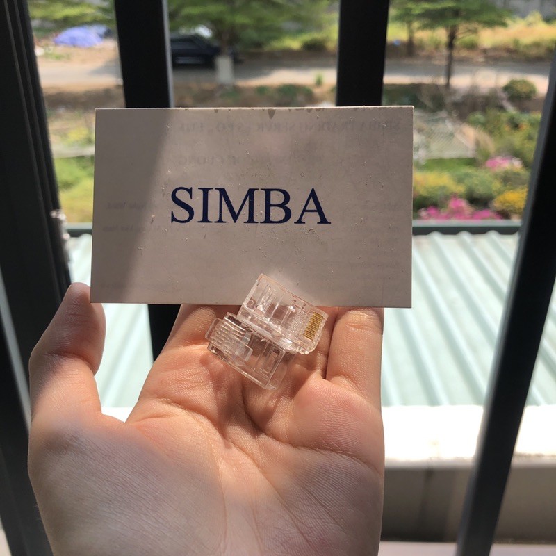 Combo 10 Hạt Mạng RJ45 - Đầu Bấm dây mạng Cat5E- Cat6E -Cat5- Cat6 nhựa chuyên dụng