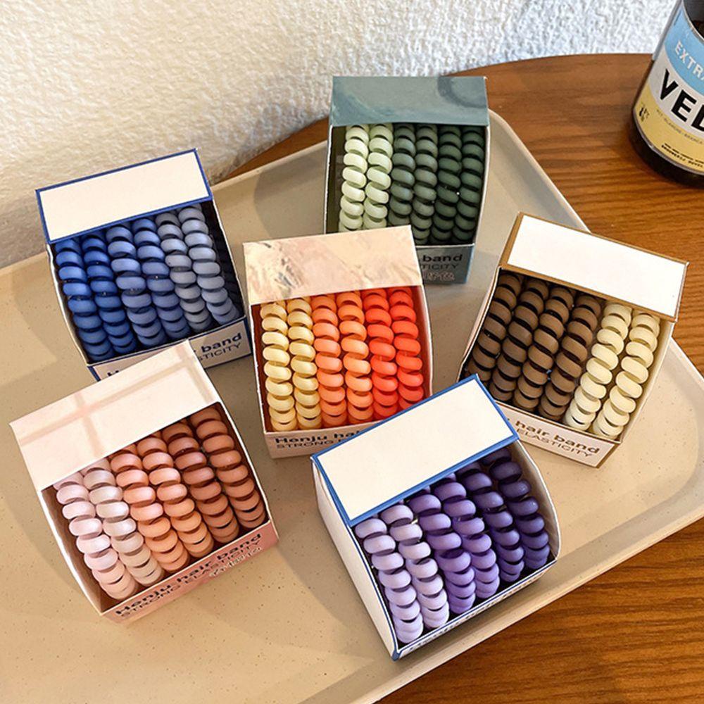 Preston Dây Cột Tóc Scrunchies Bằng Resin Màu Sắc Ngọt Ngào Dễ Phối Đồ Cho Nữ