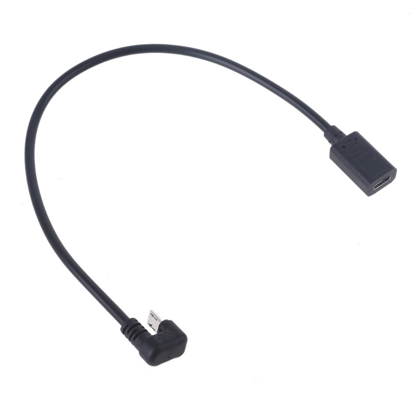 Cáp Sạc Chuyển Đổi Cổng micro usb type c Sang Đầu Cắm micro usb Xoay 180 Độ Dài 30cm Điện Thoại