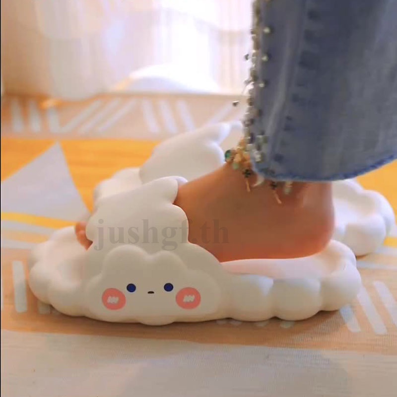 Dép đế mềm chống trượt hình đám mây hoạt hình đáng yêu có size 36-45 dành cho nữ