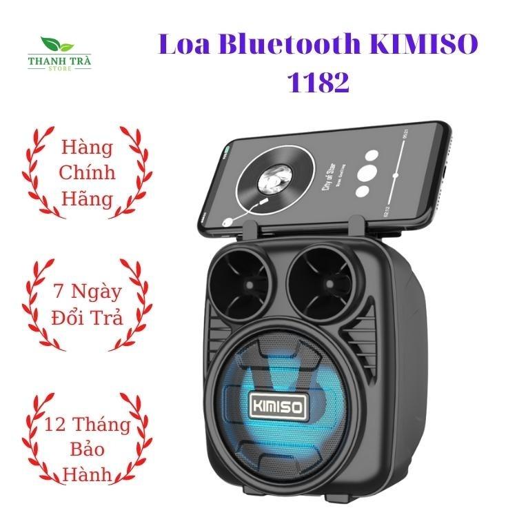 LOA BLUETOOTH KIMISO - 1182 - PIN KHỎE - NGHE HAY - HỖ TRỢ THẺ NHỚ - FM
