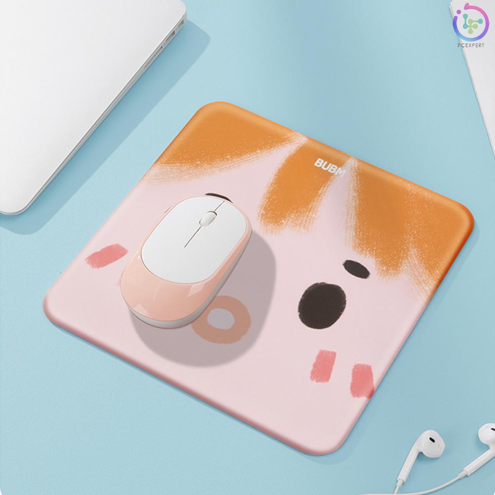 BUBM Cartoon Mouse Pad Soft Multiple Options Lovely Design Silicone Filling Smooth &amp; Durable Non-slip Soft-bounce Green