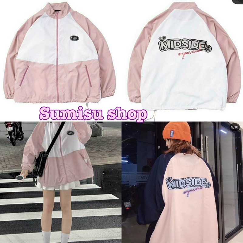 Áo khoác dù, áo gió nam nữ mẫu tms midsede Sumisu shop