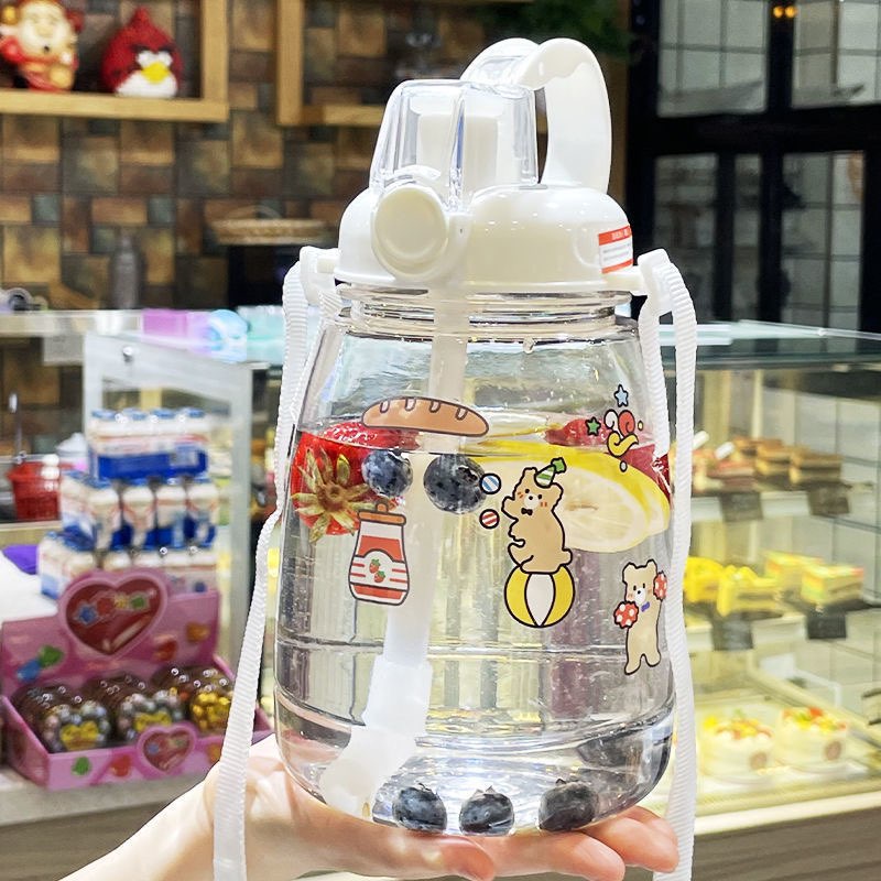 [Hàng sẵn] Bình nước thể thao đeo chéo Heisou Chính hãng Nội địa Trung chất lượng