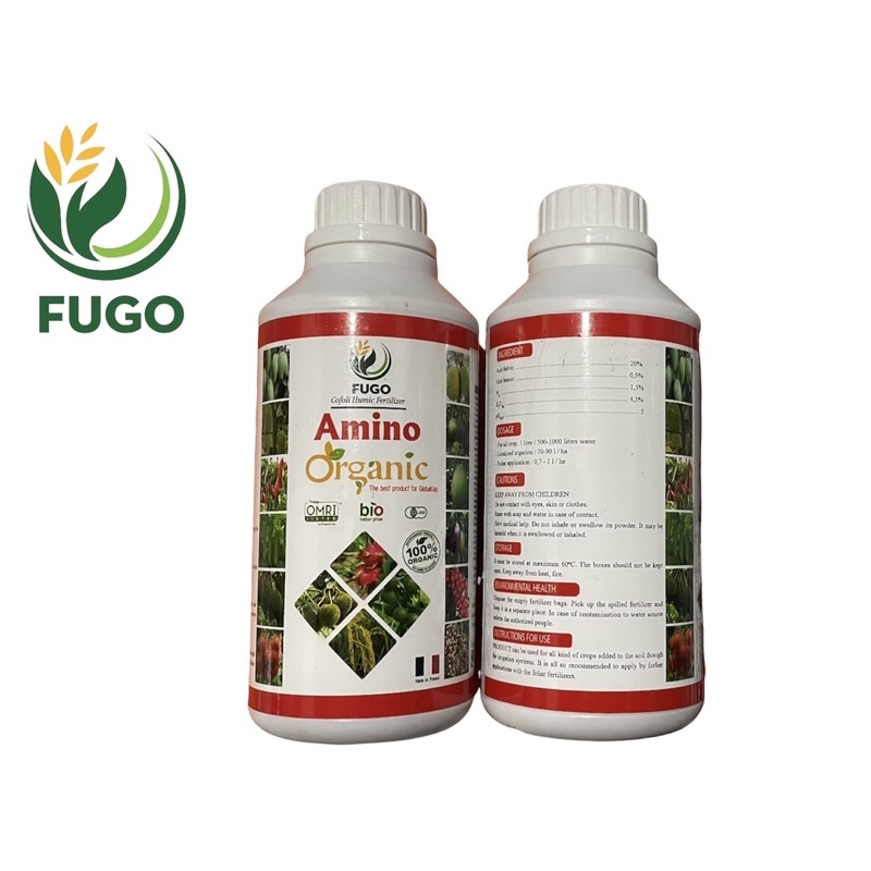 Amino Organic ( 100% Organic) Hữu Cơ nước Pháp