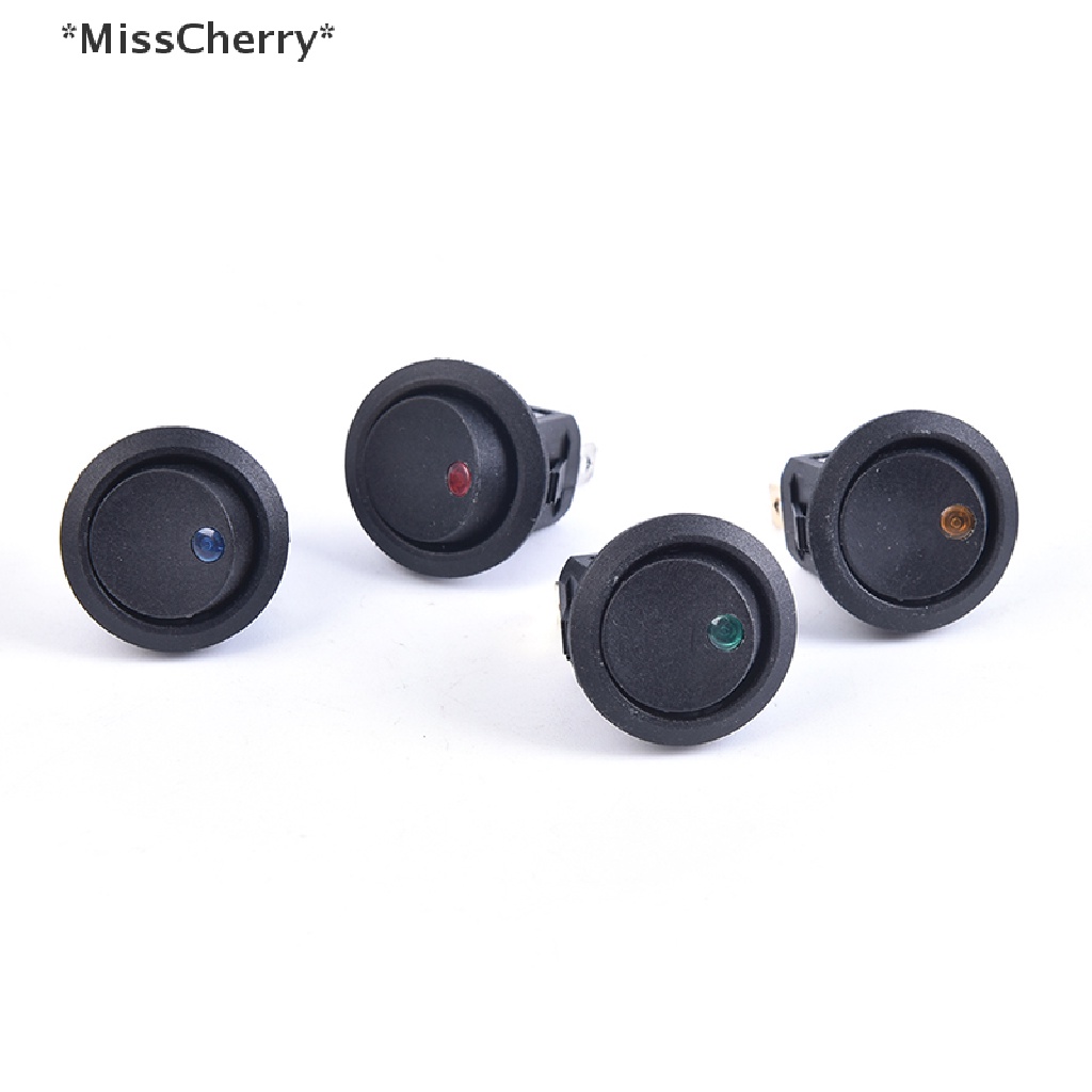 Set 4 Công TắC ON / Off HìNh TròN 12V 20A Chuyên DụNg Cho TàU ThủY