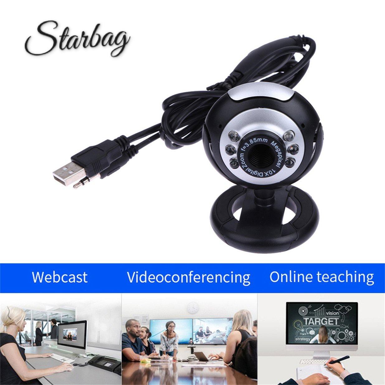 [star] USB video computer camera Overlord night vision free drive clip Adjustable focus range No external power supply required