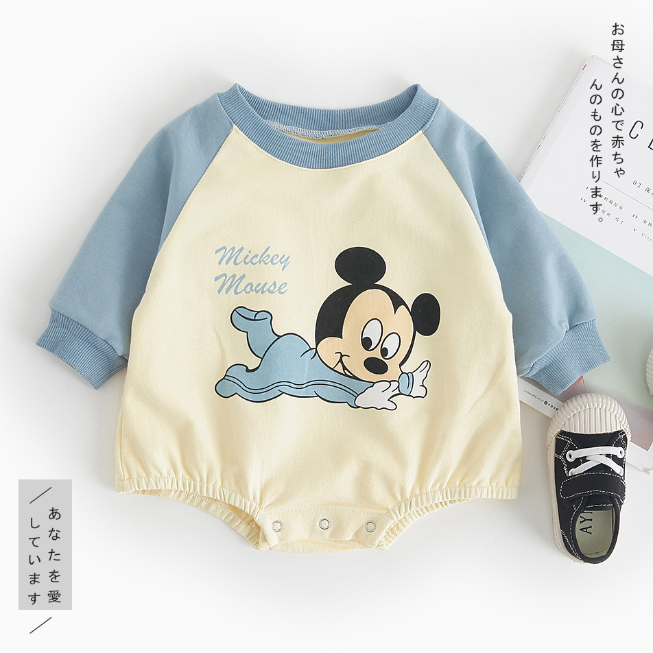 Áo liền thân họa tiết chuột Mickey cho bé