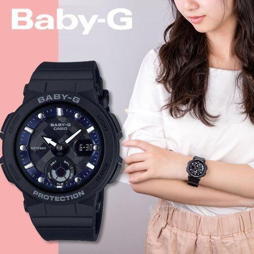 Đồng hồ Nữ Baby-G Casio dây nhựa kim-điện tử BGA-250-1ADR - Chính hãng Casio Anh Khuê