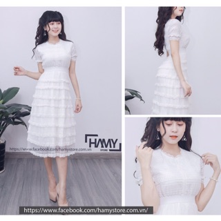 Đầm trắng dự tiệc