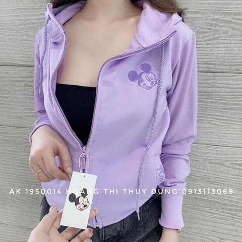 Áo khoác chống nắng- Logo thêu siêu thời trang