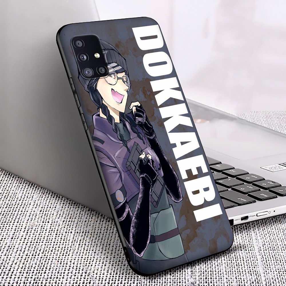 Samsung A8 Plus 2018 S20 Fe J2 J5 J7 Core J730 Pro Prime TPU Soft Silicone Case Casing Cover PZ80 Dokkaebi Rainbow Six