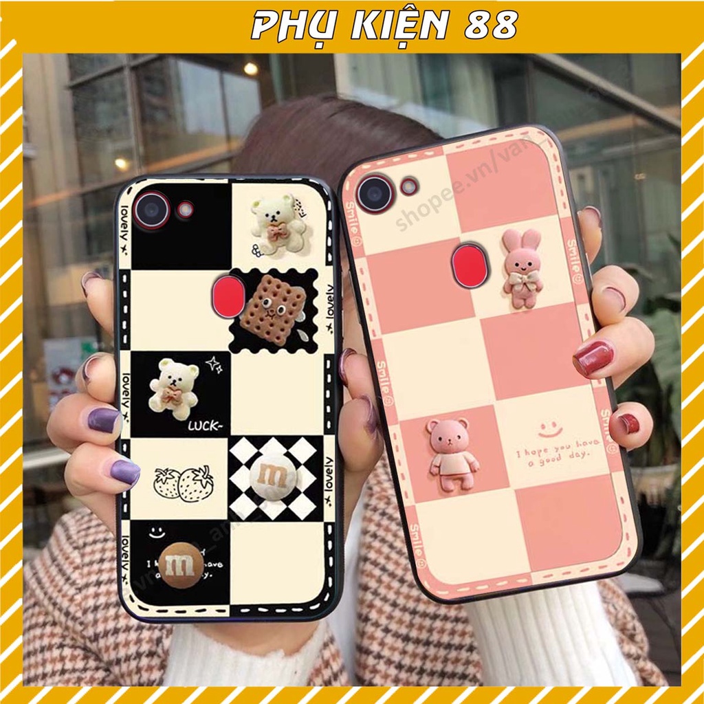Ốp lưng Oppo F5 / F5 Youth / F7 hình gấu, kẹo dễ thương siêu cute