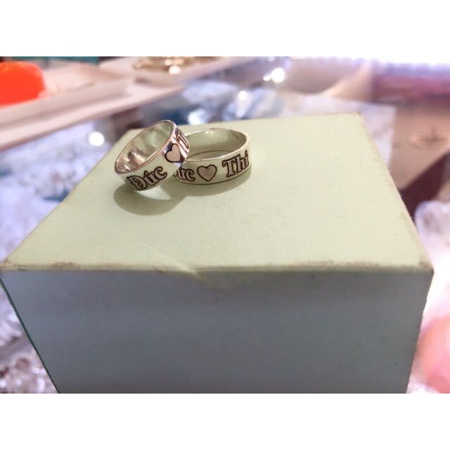 NHẪN ĐÔI TRANG SỨC BẠC (HÌNH ẢNH THẬT)