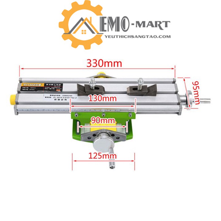⚡️𝐇𝐚̀𝐧𝐠 𝐂𝐡𝐢́𝐧𝐡 𝐇𝐚̃𝐧𝐠⚡️Bàn trượt MiniQ 6330⚡️Chất liệu Aluminium chịu lực - Đế kim loại - Độ chính xác 0.05mm 2 chiều XY