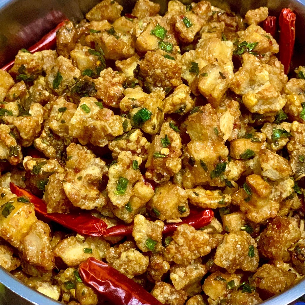 Tép mỡ rim nước mắm hành phi đặc biệt [ hình thật ]