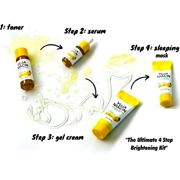 Set 4 Step Kit Some By Mi Yuja Niacin 30days Trắng Da Mờ Nám