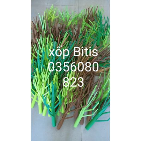 Thân cây xốp gắn sẵn cành chiều dài cả thân cành 38cm