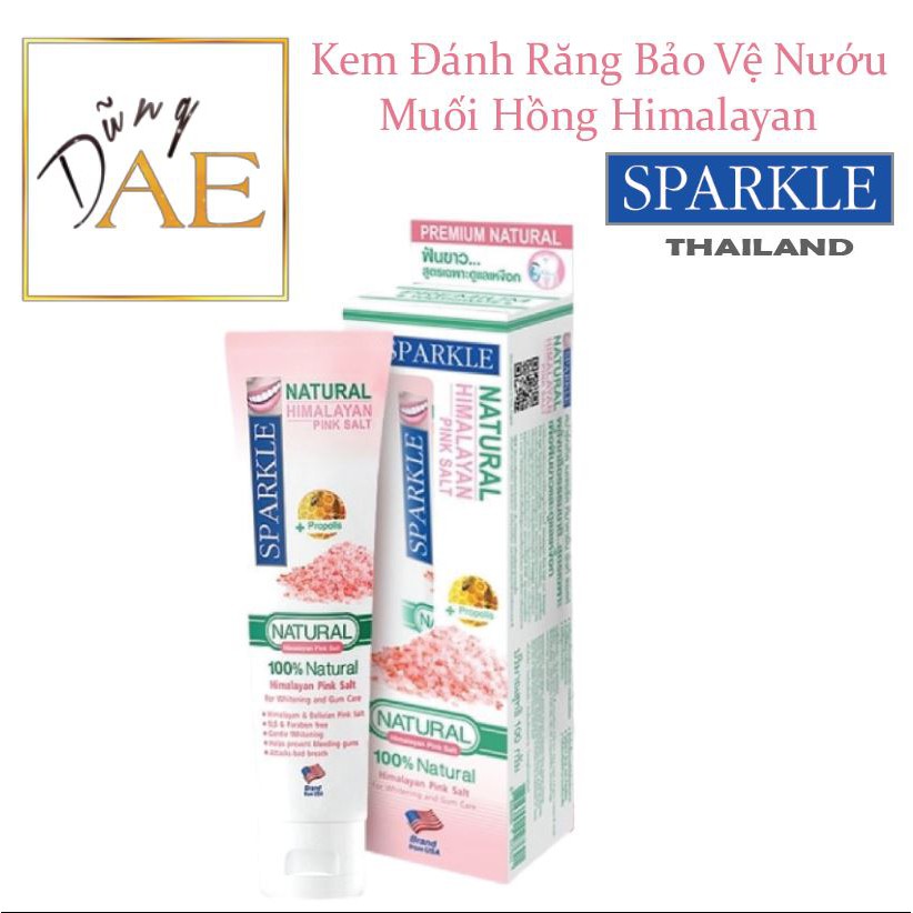 Kem Đánh Răng Bảo Vệ Nướu Sparkle Muối Hồng Thái Lan 100g