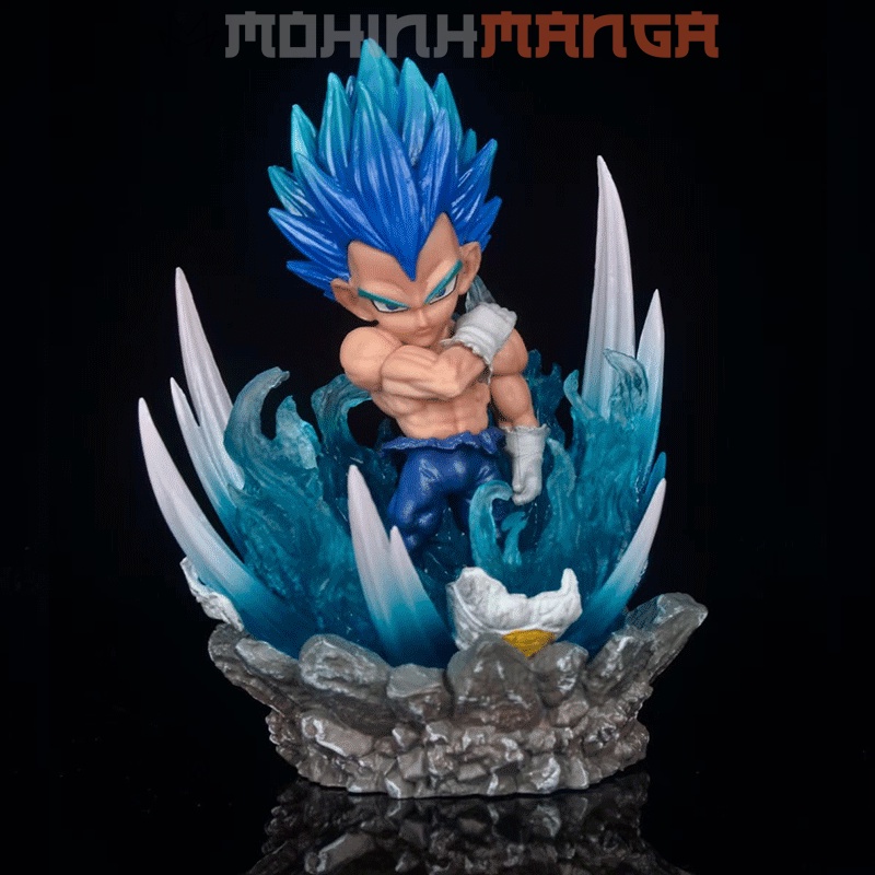 Mô hình có đèn LED màu Son Goku Ultra Instinct (Songoku vô cực), Vegeta Blue và Broly trong Dragon Ball 7 viên ngọc rồng