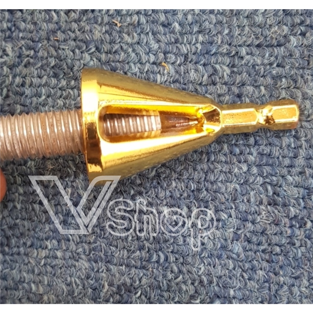 Dụng cụ bo, gọt, vát mép cạnh, đầu ty ren, bu lông gai vặn