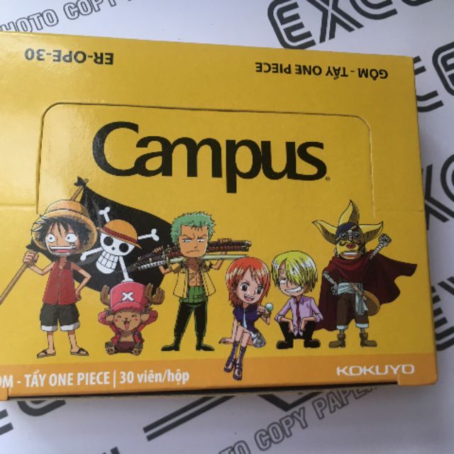 Gôm tẩy One Piece Campus