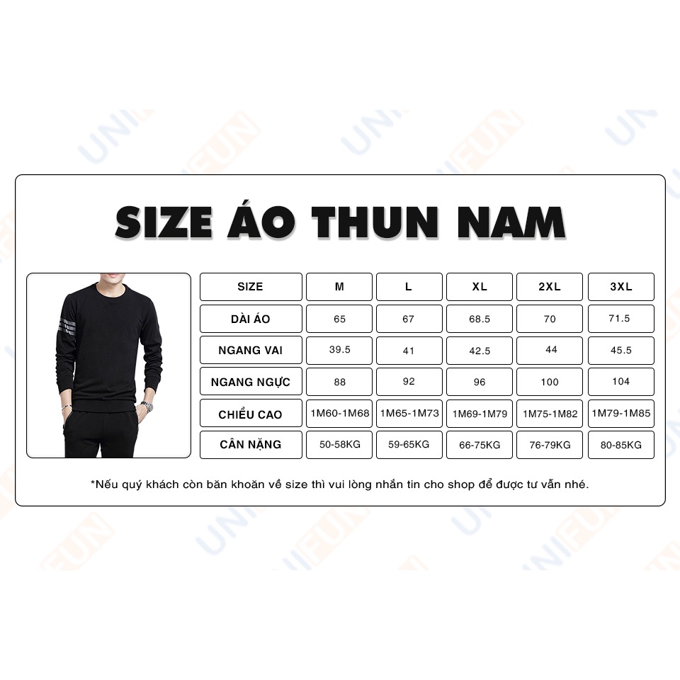 Áo thun nam giữ nhiệt thương hiệu UNIFUN mã "TT74-Q" chất liệu mềm mịn áo mùa đông nam cao cấp sản xuất tại Việt Nam