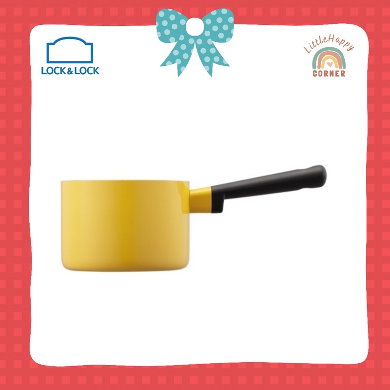 [Made in Vietnam] Nồi Sữa Lock&Lock Decore Milk LDE1142 (14cm) - Màu Vàng - Hàng Chính Hãng