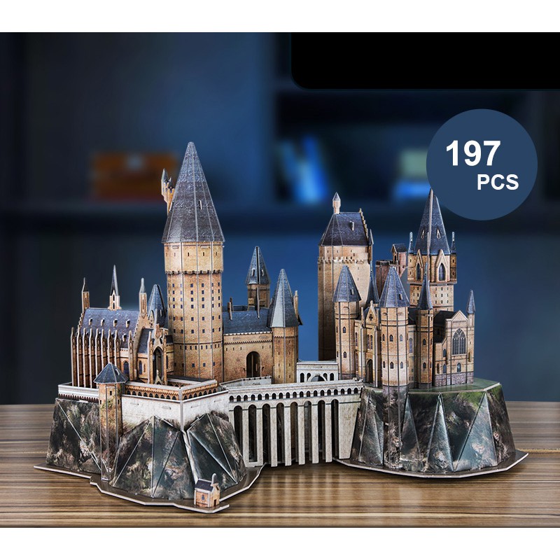 Mô hình giấy 3D CubicFun - Harry Potter Hogwarts Castle DS1013h