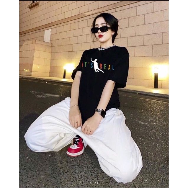 Áo Phông IT'S REAL UNISEX  form rộng unisex cá tính giá rẻ