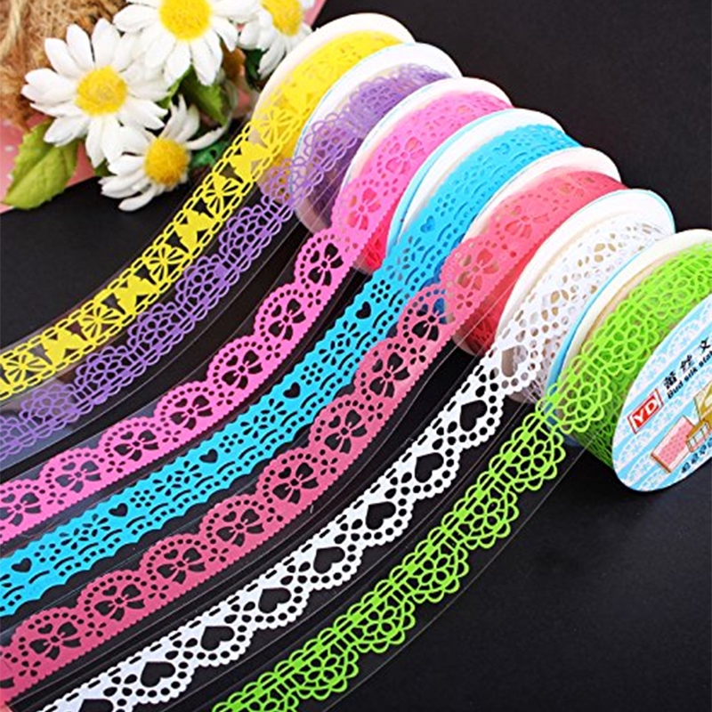 Băng keo dán hoạ tiết hoa phong cách Hàn Quốc dễ thương