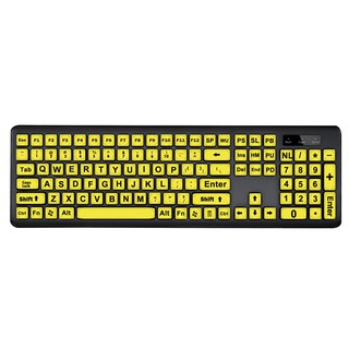 Bàn Phím Máy Tính Màu Vàng Cho Người Già Và Người Già