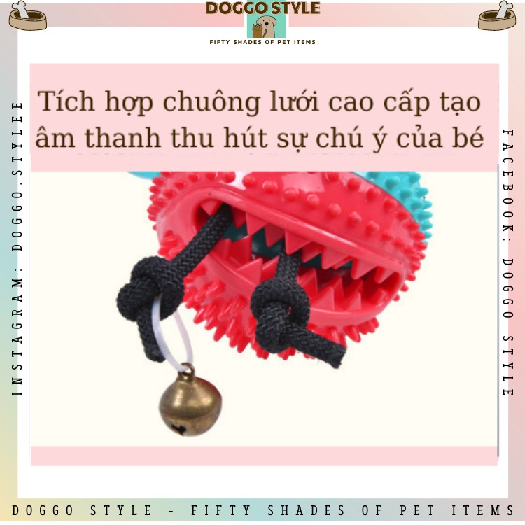 Đồ Chơi Dây Rút Kéo Co Thích Hợp Cho Chó Lớn Loại 1 Đầu Hít Siêu Bền