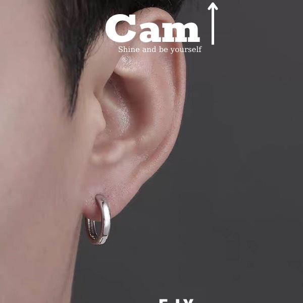 Khuyên Tai Kẹp, Khuyên Mũi, Môi Không Cần Xỏ Nam Nữ GIÁ 1 CHIẾC Unisex Tròn Circle Basic - Maxshopdoc