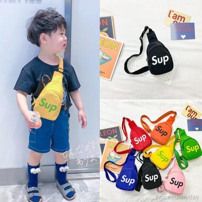 Túi đeo chéo ngực in chữ thời trang Hàn Quốc cho bé