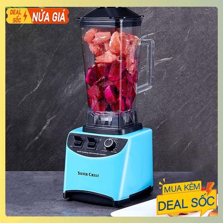 Máy xay công nghiệp, xay sinh tố, thịt cá đồ khô Silver Crest 3500W