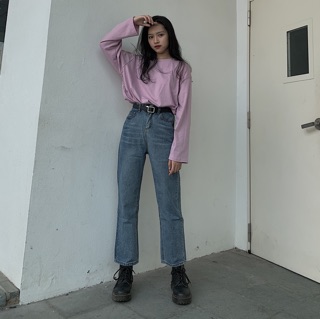#Q883CS quần jeans ống suông