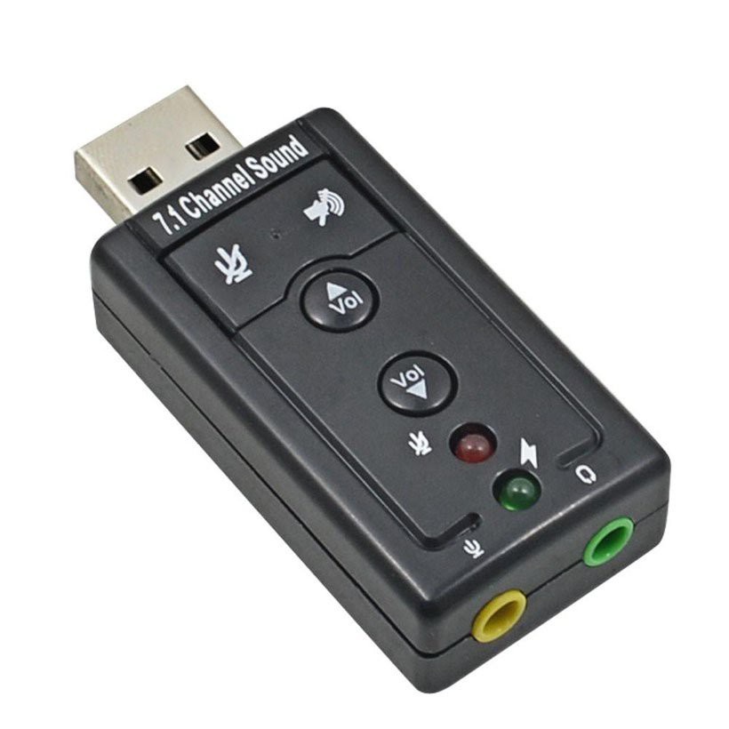 USB Sound 7.1 Tặng kèm cáp loa 2 đầu 3.5 dài 1.5M -dc237