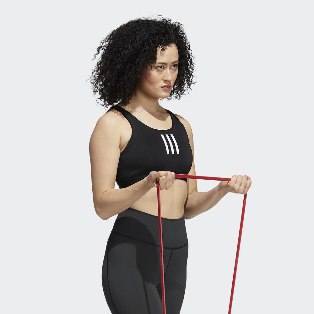 Áo Ngực Thể Thao adidas TRAINING Nữ Áo Bra 3 Sọc Medium Support Don't Rest Màu đen GR8171