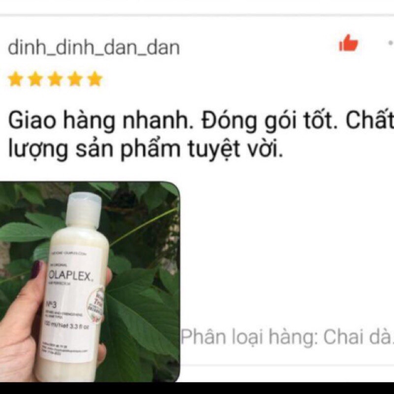 DẦU GỘI PHỤC HỒI CỰC ĐỈNH OLAPLEX SỐ 3 TẠI NHÀ