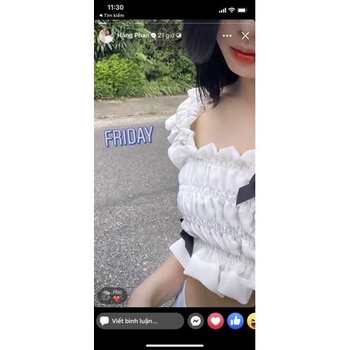 ÁO CROPTOP TRẮNG