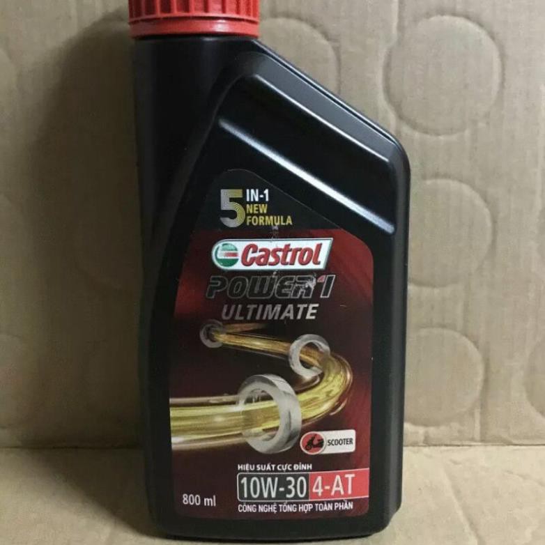 dầu nhớt castrol power 1 10W30 0.8L hàng loại 1